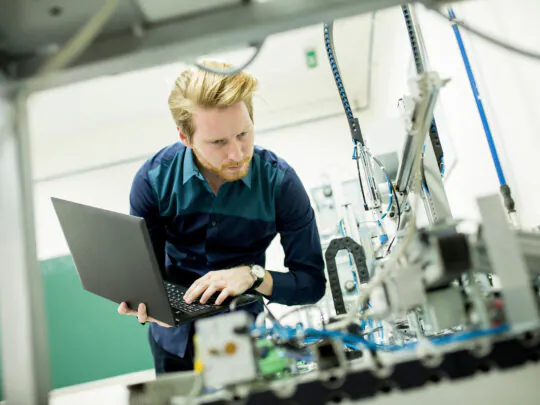 Engineer in factory